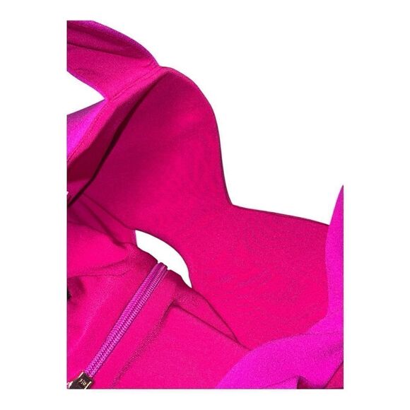NOOKIE X REVOLVE fuschia pink One length sleeveless square neckline dress sz xl - Picture 5 of 7